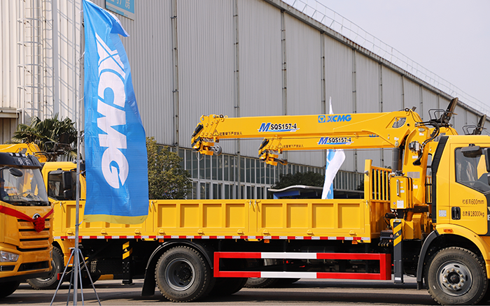 助力城市建設新征程！徐工隨車起重機M SQS157-4批量發(fā)車 